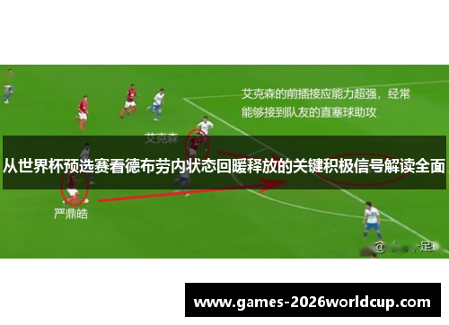 从世界杯预选赛看德布劳内状态回暖释放的关键积极信号解读全面